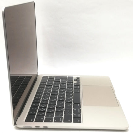 MacBook Air M2 / 13インチ / 2022 / 8GB / 512GB / スターライト / ランク:B / MLY23J/A / 【中古品管理番号:38747】