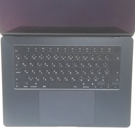 MacBook Air M2 / 15インチ / 2023 / 8GB / 512GB / ミッドナイト / ランク:A / MQKX3J/A / 【中古品管理番号:38775】