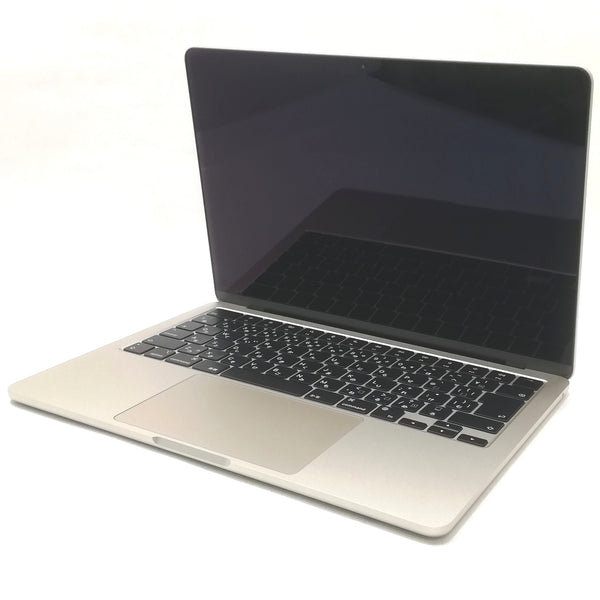 MacBook Air M2 / 13インチ / 2022(2024) / 16GB / 256GB / スターライト / ランク:A / MC7W4J/A / 【中古品管理番号:38897】