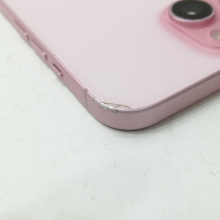 【決算特価！】iPhone 15 / 2023 / 128GB / ピンク / docomo版SIMフリー / ランク:C / MTMJ3J/A / A3089 【中古品管理番号:38999】