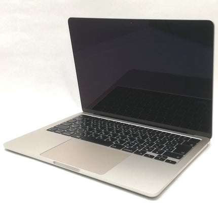 MacBook Air M2 / 13インチ / 2022 / 8GB / 512GB / スターライト / ランク:B / MLY23J/A / 【中古品管理番号:40276】