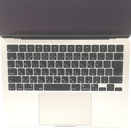 MacBook Air M2 / 13インチ / 2022 / 8GB / 512GB / スターライト / ランク:B / MLY23J/A / 【中古品管理番号:40276】