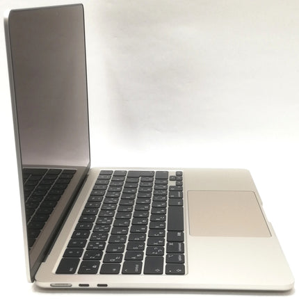 MacBook Air M2 / 13インチ / 2022 / 8GB / 512GB / スターライト / ランク:B / MLY23J/A / 【中古品管理番号:40276】
