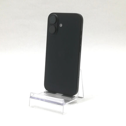 【決算特価！】iPhone 16 / 2024 / 128GB / ブラック / 国内版SIMフリー / ランク:B / MYDQ3J/A / A3286 【中古品管理番号:40346】