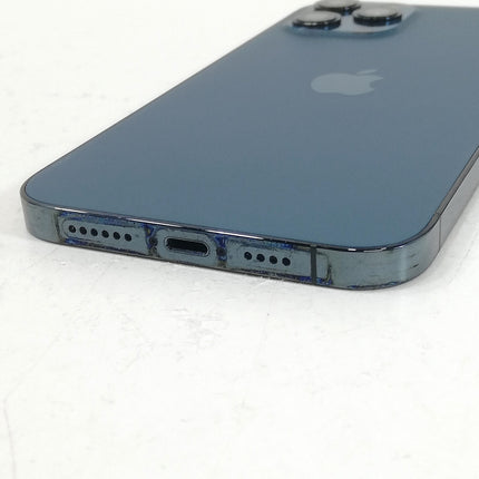 【決算特価！】iPhone 12 Pro Max / 2020 / 256GB / パシフィックブルー / docomo版SIMロック解除品 / ランク:C / MGD23J/A / A2410 【中古品管理番号:40449】
