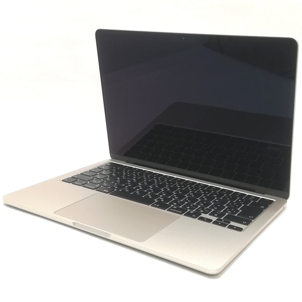 MacBook Air M2 / 13インチ / 2022 / 8GB / 512GB / スターライト / ランク:A / MLY23J/A / 【中古品管理番号:40484】
