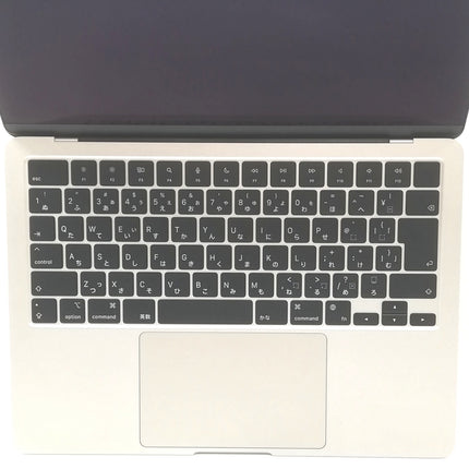 MacBook Air M2 / 13インチ / 2022 / 8GB / 512GB / スターライト / ランク:A / MLY23J/A / 【中古品管理番号:40484】