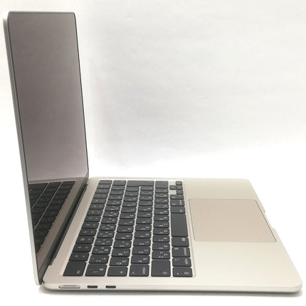 MacBook Air M2 / 13インチ / 2022 / 8GB / 512GB / スターライト / ランク:A / MLY23J/A / 【中古品管理番号:40484】