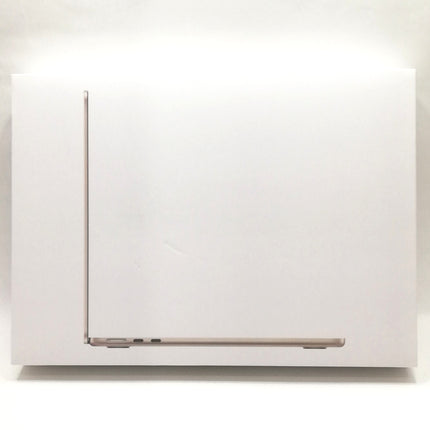 MacBook Air M2 / 13インチ / 2022(2024) / 16GB / 256GB / スターライト / ランク:B / MC7W4J/A / 【中古品管理番号:40497】