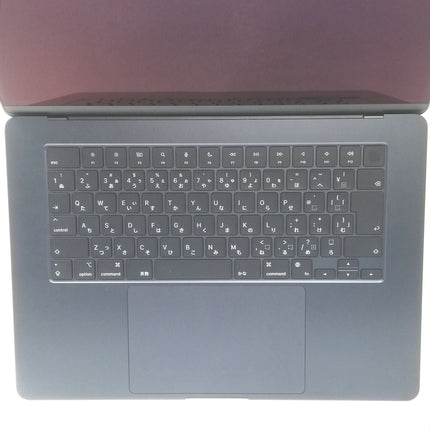 MacBook Air M2 / 15インチ / 2023 / 8GB / 256GB / ミッドナイト / ランク:A / MQKW3J/A / 【中古品管理番号:40511】