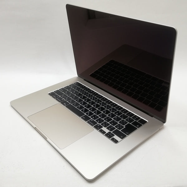 MacBook Air M2 / 15インチ / 2023 / 8GB / 256GB / スターライト / ランク:B / MQKU3J/A / 【中古品管理番号:40513】