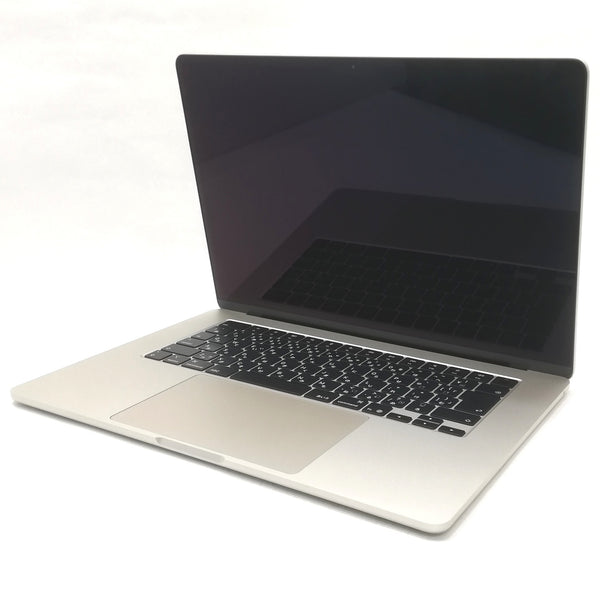 MacBook Air 15-inch, M4, 2025 / 15インチ / M4 10コアCPU 10コアGPU 16GBメモリ 256GB / 16GB / 256GB / スターライト / ランク:B / MW1J3J/A / 【中古品管理番号:40534】