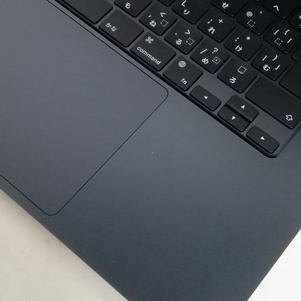 MacBook Air M3 / 15インチ / 2024 / 8GB / 512GB / ミッドナイト / ランク:A / MRYV3J/A / 【中古品管理番号:40692】