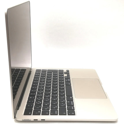 MacBook Air M2 / 13インチ / 2022 / 8GB / 512GB / スターライト / ランク:A / MLY23J/A / 【中古品管理番号:40739】