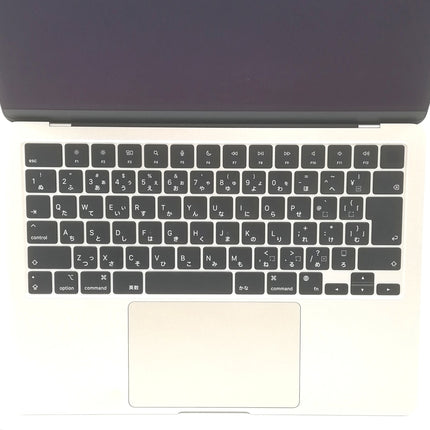 【販売強化プライス！】MacBook Air M2 / 13インチ / 2022(2024) / 16GB / 256GB / スターライト / ランク:C / MC7W4J/A / 【中古品管理番号:40741】