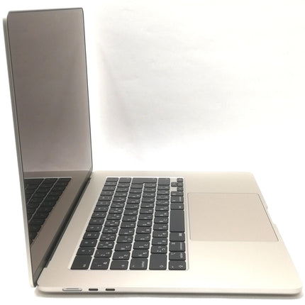 MacBook Air M3 / 15インチ / 2024 / 16GB / 512GB / スターライト / ランク:A / MXD33J/A / 【中古品管理番号:40808】