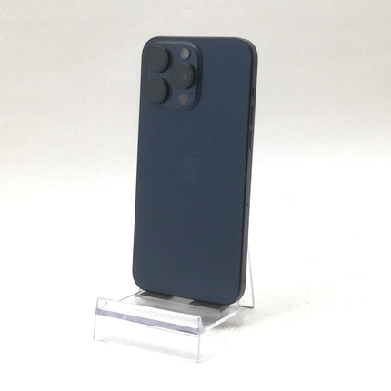 【ピックアップセール！】iPhone 15 Pro Max / 2023 / 256GB / ブルーチタニウム / docomo版SIMフリー / ランク:C / MU6T3J/A / A3105 【中古品管理番号:41024】