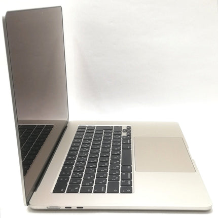 MacBook Air M2 / 15インチ / 2023 / 16GB / 256GB / スターライト / ランク:B / MQKU3J/A / 【中古品管理番号:41106】
