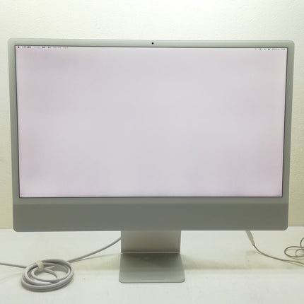 iMac 24-inch, 2023, Four ports / 24インチ / M3 8コアCPU10コアGPU 8GBメモリ 256GB SSD / 24GB / 1TB / シルバー / ランク:C / MQRJ3J/A / 【中古品管理番号:41122】