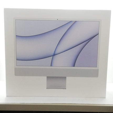 iMac M1 / 24インチ / Mid 2021 / 8GB / 256GB / シルバー / ランク:C / MGPC3J/A / 【中古品管理番号:41123】