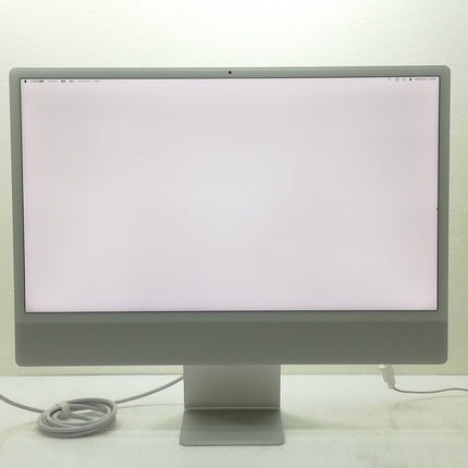iMac M1 / 24インチ / Mid 2021 / 8GB / 256GB / シルバー / ランク:C / MGPC3J/A / 【中古品管理番号:41123】