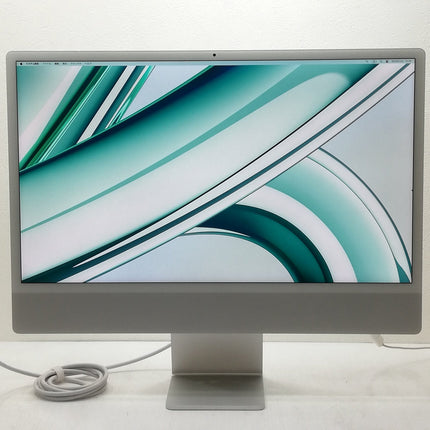 iMac M1 / 24インチ / Mid 2021 / 8GB / 256GB / シルバー / ランク:C / MGPC3J/A / 【中古品管理番号:41123】