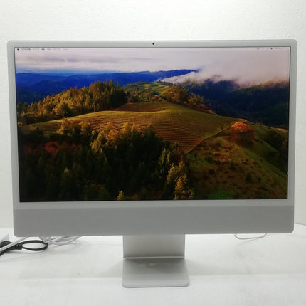 iMac M1 / 24インチ / Mid 2021 / 8GB / 256GB / シルバー / ランク:C / MGTF3J/A / 【中古品管理番号:41124】