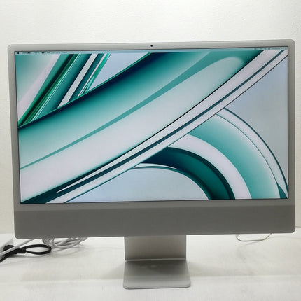 iMac M1 / 24インチ / Mid 2021 / 8GB / 256GB / シルバー / ランク:C / MGTF3J/A / 【中古品管理番号:41124】