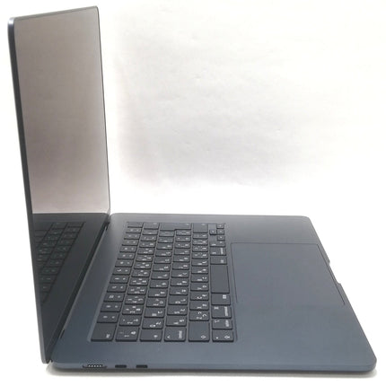 MacBook Air M3 / 15インチ / 2024 / 16GB / 512GB / ミッドナイト / ランク:A / MXD43J/A / 【中古品管理番号:41199】