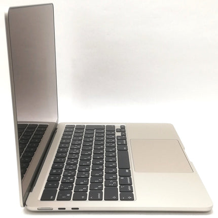 MacBook Air M2 / 13インチ / 2022(2024) / 16GB / 256GB / スターライト / ランク:B / MC7W4J/A / 【中古品管理番号:41250】