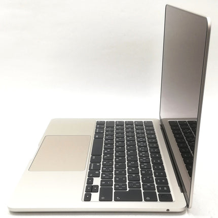 MacBook Air M2 / 13インチ / 2022 / 16GB / 512GB / スターライト / ランク:B / MLY23J/A / 【中古品管理番号:41336】