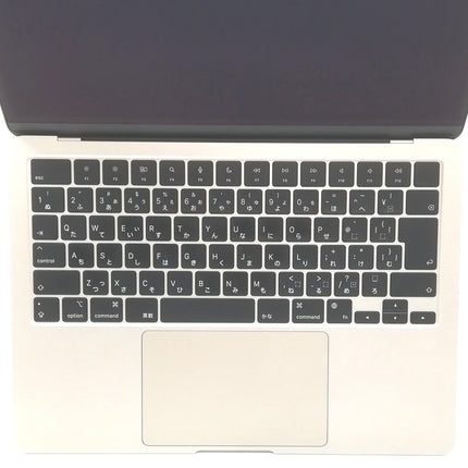 MacBook Air M2 / 13インチ / 2022 / 8GB / 256GB / スターライト / ランク:B / MLY13J/A / 【中古品管理番号:41340】
