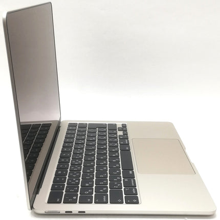 MacBook Air M2 / 13インチ / 2022 / 8GB / 256GB / スターライト / ランク:B / MLY13J/A / 【中古品管理番号:41340】