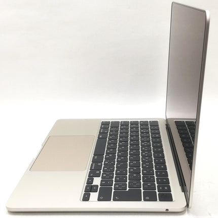 MacBook Air M2 / 13インチ / 2022 / 8GB / 256GB / スターライト / ランク:A / MLY13J/A / 【中古品管理番号:41354】