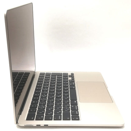 MacBook Air M2 / 13インチ / 2022(2024) / 16GB / 256GB / スターライト / ランク:B / MC7W4J/A / 【中古品管理番号:41365】