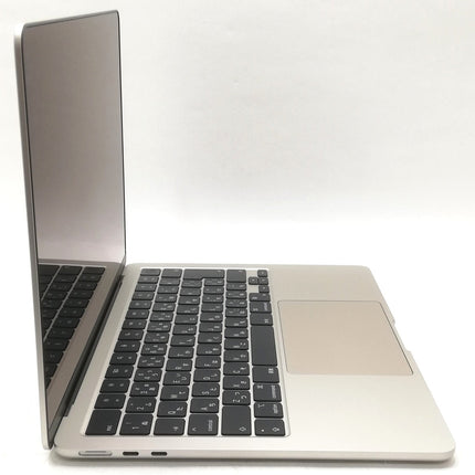 MacBook Air M2 / 13インチ / 2022 / 8GB / 512GB / スターライト / ランク:A / MLY23J/A / A2681 【中古品管理番号:41443】