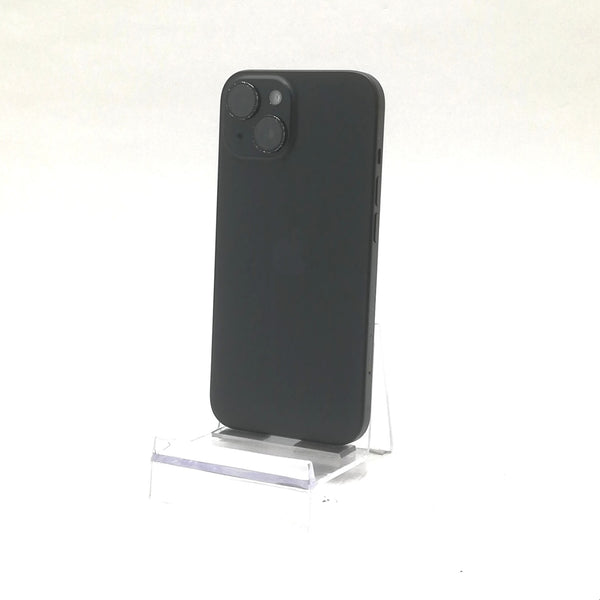 【ピックアップセール！】iPhone 15 / 2023 / 128GB / ブラック / SoftBank版SIMフリー / ランク:C / MTMH3J/A / A3089 【中古品管理番号:41444】