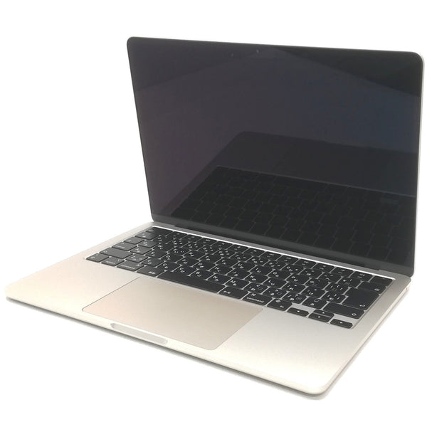 MacBook Air M2 / 13インチ / 2022(2024) / 16GB / 256GB / スターライト / ランク:B / MC7W4J/A / 【中古品管理番号:41457】