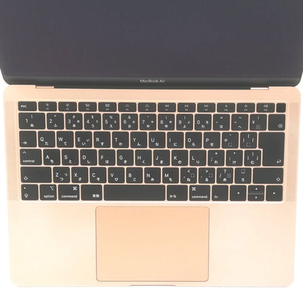 MacBook Air Retina Display / 13インチ / 2018 / 8GB / 128GB / ゴールド / ランク:C / MREE2J/A / 【中古品管理番号:41464】