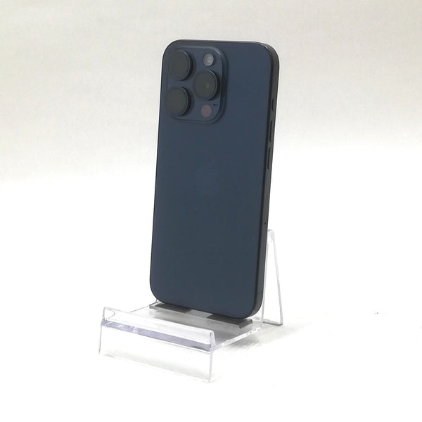 iPhone 15 Pro / 2023 / 128GB / ブルーチタニウム / 国内版SIMフリー / ランク:C / MTUA3J/A / A3101 【中古品管理番号:41528】