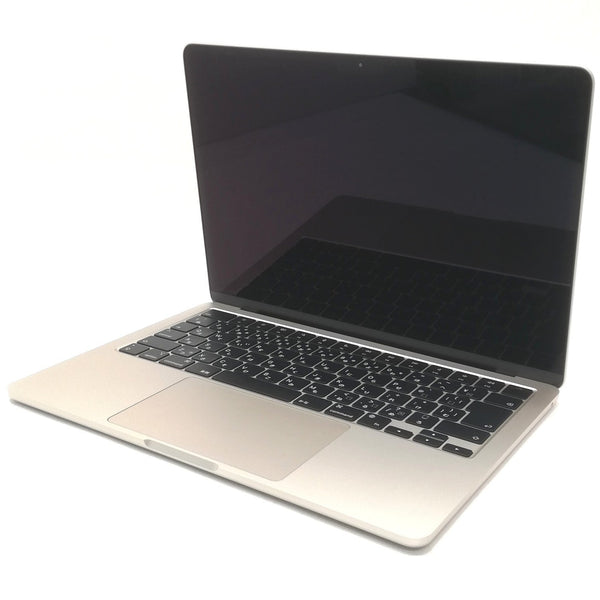 MacBook Air M2 / 13インチ / 2022(2024) / 16GB / 256GB / スターライト / ランク:A / MC7W4J/A / 【中古品管理番号:41822】