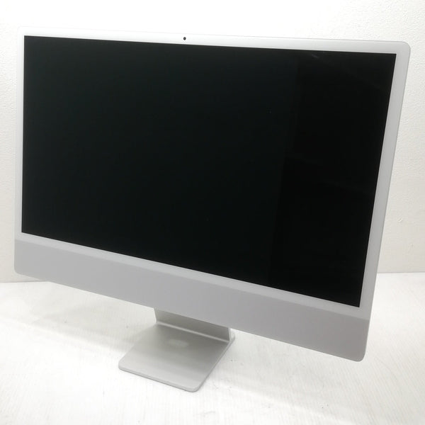 iMac M3 / 24インチ / 2023 / 8GB / 256GB / シルバー / ランク:B / MQR93J/A / 【中古品管理番号:41844】