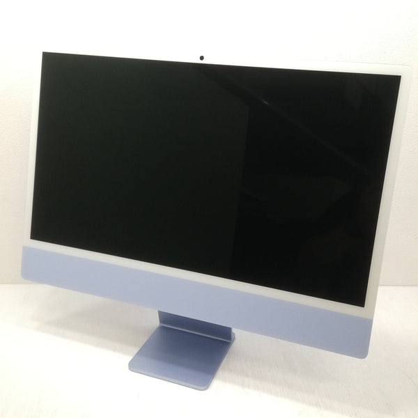 iMac M4 / 24インチ / 2024 / 16GB / 256GB / ブルー / ランク:B / MWUF3J/A / 【中古品管理番号:42097】