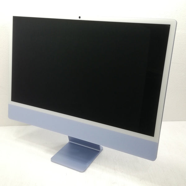 iMac M4 / 24インチ / 2024 / 16GB / 256GB / ブルー / ランク:B / MWUF3J/A / 【中古品管理番号:42100】