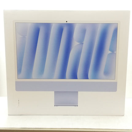 iMac M4 / 24インチ / 2024 / 16GB / 256GB / ブルー / ランク:B / MWUF3J/A / 【中古品管理番号:42100】