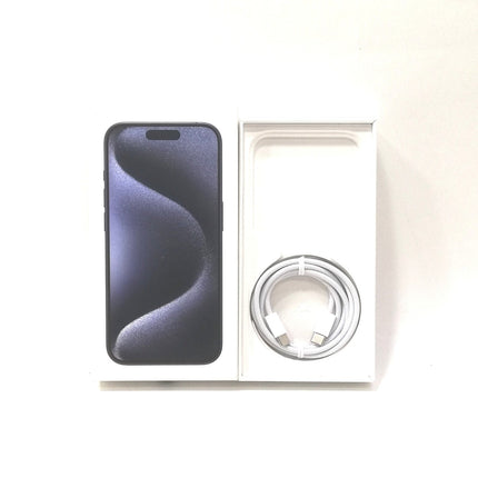 iPhone 15 Pro / 2023 / 256GB / ブルーチタニウム / 国内版SIMフリー / ランク:B / MTUG3J/A / A3101 【中古品管理番号:42290】
