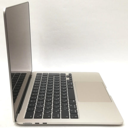 【決算特価！】MacBook Air M2 / 13インチ / 2022 / 16GB / 512GB / スターライト / ランク:C / MLY23J/A / A2681 【中古品管理番号:42495】
