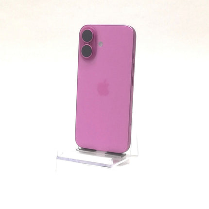 iPhone 16 / 2024 / 128GB / ピンク / 国内版SIMフリー / ランク:A / MYDT3J/A / A3286 【中古品管理番号:42599】