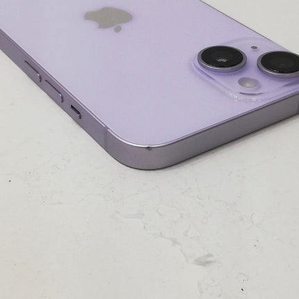 iPhone 14 / 2022 / 128GB / パープル / 国内版SIMフリー / ランク:B / MPUY3J/A / A2881 【中古品管理番号:42841】