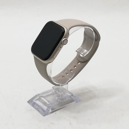 【中古品】 Apple Watch Series 8 (GPS+Cellularモデル) 45mm スターライトアルミニウムケースとスターライトスポーツバンド 【中古品管理番号:A0328】